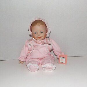 1994 Ashton Drake Yolanda Bello Vinyl Baby Doll Megan Rose w/Hang Tag